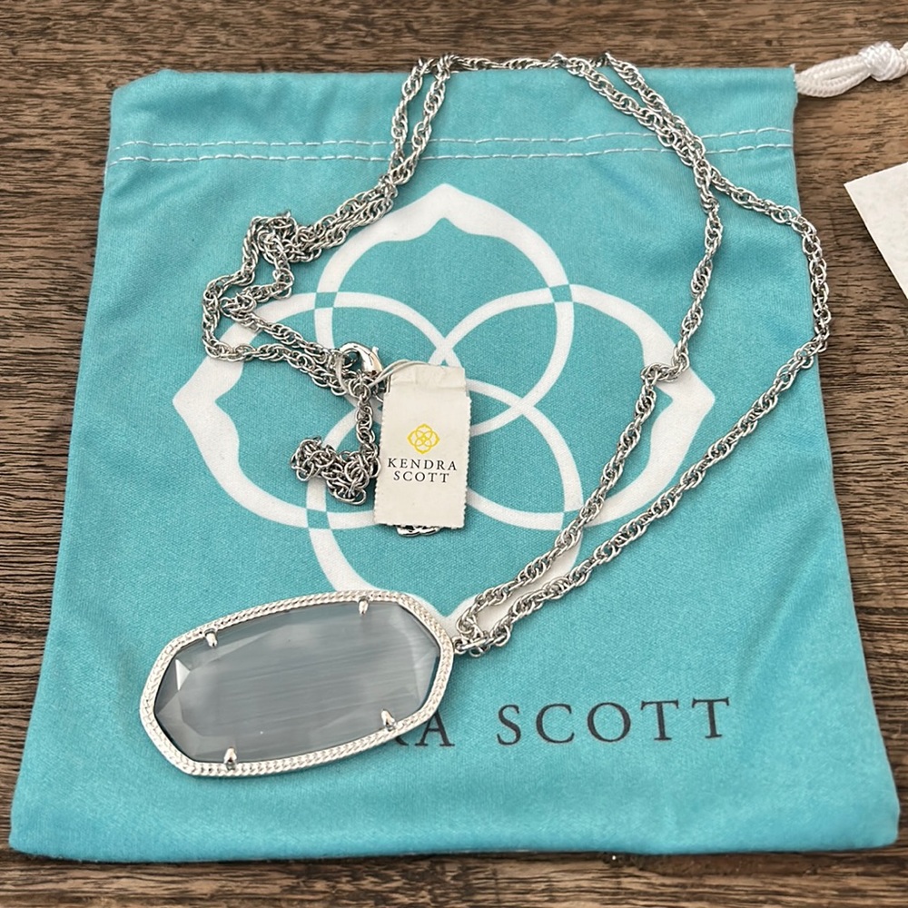 New Kendra Scott slate, Rae necklace